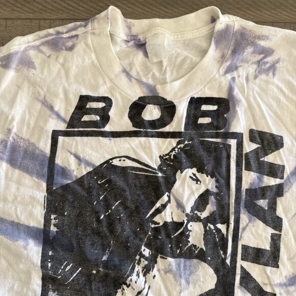 Vintage Bob Dylan Tour 92 T-Shirt Tie Dye Rock Band Tee 90s Graphic XL - Picture 6 of 13